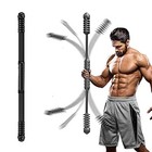 Elastic Fitness Bar  Weight Bar  Core Strength Training  Arm Twister  Home Gym 
