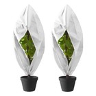 Winter Plant Cover Freeze Protection Frost Cloth Bag Zipper Drawstring For Shrub