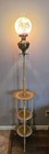 Antique Ornate Cast   Brass Oil Gone With The Wind Style Piano Parlor Floor Lamp