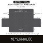 Sofa Shield Couch Slip Cover Patented Strap Cushion Protector Us Designed