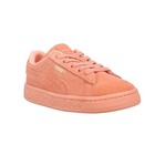 Puma Suede Classic Mono Gold Lace Up  Toddler Girls Orange Sneakers Casual Shoes
