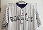 Rare Vintage Portland Rockies Majestic Baseball Jersey Size Medium Reversible 