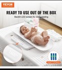 Vevor Baby Scale Infant Weight Scale With Hold   Tare Function And 5 Units 66lbs