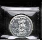 Canada Silver  1 Dollar 1958- Certified Iccs Pl-66 Cameo Superb - Xsw 772