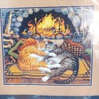Dimensions Needlepoint Kit All Burned Out Charles Wysock Cats Sealed 2002