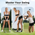 2 Pack Golf Swing Training Aid Swing Correcting Arm Band For Muscle Memory