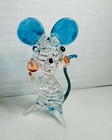 Glass Mouse Hand Made 2 25    Blown Spun Art Glass Miniature   Vintage