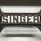 1893 Singer Model 27 Sphinx Treadle Sewing Machine Bentwood Cover Cabinet