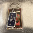 Chevrolet Keychain Key Ring Highland Glen Mfg Usa Made Original Pkg Nos Vtg Blue