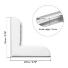 20mm Metal Book Corners 150pcs Photo Corners Book Corners Silver Tone