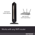 Netgear Cable Modem Docsis 3 1  cm1000   Black