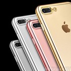 Luxury Silicone Crystal Clear Case Rubber Shockproof For Apple Iphone 8   7 Plus