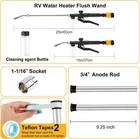 Rv Water Heater Magnesium Anode Rod Flush Wand Rinser 9 25  For Suburban 232767