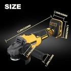 Cordless Angle Grinder Compatible Dewalt 20v Max Battery 4-1 2  To 5  Brushless