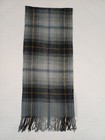 Men Winter Warm 100  Cashmere Scarf Wrap Plaid Camel Black Made In England