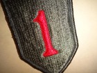 Vietnam War Us 1st Infantry Division Big Red One Patch