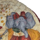 Vtg Daisy Kingdom Nusery Seat Padded Cushion Rocking Chair Glider Quilted Toys