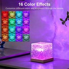New Rgb 16 Colors Night Light Remote Ocean Wave Projection Lamp Projector Lights