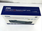 Aten Cs1924 4-port Usb 3 0 4k Displayport Kvmp Switch W audio   new In Box 
