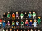 44 Playmobil Geobra Figures People With 45 Hats   Accessories Lot