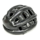 Vintage Kucharik Usa Black Leather Bicycle Bike Cycling Helmet Gardena  Calif 