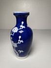 Chinese Blue   White Floral Kangxi Porcelain Vase With Jindezhen                Stamp