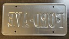 Virginia Personalized Vanity License Plate Va Ford - Ave Avenue   Man Cave Sign