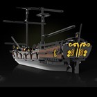 Moc  Brig Ship Boat Model For Pirates Theme Series Building Toys 1519 Pieces