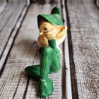 Vintage 1950s Green Pixie Elf With Flowers Possibly Norcrest  Made In Japan Mcm