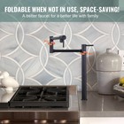 Wowow Pot Filler Faucet Deck Mount Stove Faucet Solid Brass Pot Filler Oil