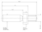 2pcs M4 Tool Setter Probe Break Stem For  A-5004-7443 Renishaw Ts27r D2 5