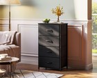 Aodk Dresser For Bedroom With 4 11 7 d X 15 7 w X 31 8 h  4 Drawers   Black
