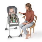 Ingenuity Smartclean 6in1 High Chair With Wheels Foldable Convertible Seat Tray