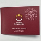 2019 Austria 825th Anniv Leopold V 1 Oz Silver Coin Ogp - Lot Of 5
