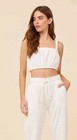 Vintage Havana 3 Piece White Set  Towel Like Material  Size Small
