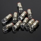 10 Sets Warm White Led Screw Bulb And Stand Base  E5 E5 5 12v-14v E505wmt