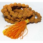 Rudraksha Mala Holy Hindu 108   1 Beads Rosary Mala 8 Mm Size Necklace Energized