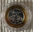 Flamingo Laughlin 2002 Limited Edition Ten Dollar Gaming Token  999 Fine Silver