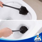 Mr siga Toilet Plunger And Bowl Brush Combo For Bathroom Cleaning  Black  1 Set