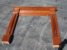 Mahogany Or Pine Wood Fireplace Mantel Surround Flush Mount  sale 