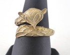 Fox Adjustable Ring Raw Brass  17 5mm 7us Inner Size  2726