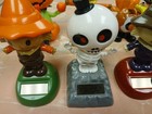 Halloween   Fall Solar Powered Dancing Toy Bobblehead Figures Lot F Of 8 Read 