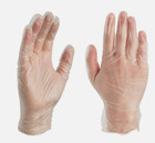 100 Medical Exam Gloves Large Ammex Professional Vinyl Disposable Buy More Save