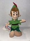 The Disney Store Peter Pan 8  Mini Bean Bag Plush   Set Of 4 Nwt