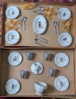 Vintage Walt Disney Mickey   Minnie Mouse Childs Mini Dinner Play Set Lusterware