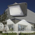 120w Led Wall Pack Security Light Ul Dlc Fixture For Outdoor Warehouse Light