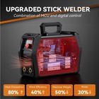 2026 Arccaptain Icontrol Arc205 Pro Stick Welder App Control 205amp Arc lift Tig