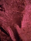 Stretch Velvet Burgundy Poly Spandex Heavyweight 60 61 Inch Fabric -  10  Yards