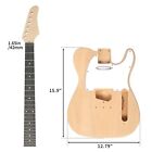 Starter Diy Electric Guitar Kit Tele Style Mahogany Body  No Soldering Required