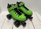 Riedell Dart Roller Skates Green Size 7 Excellent Condition In Box  check Size 